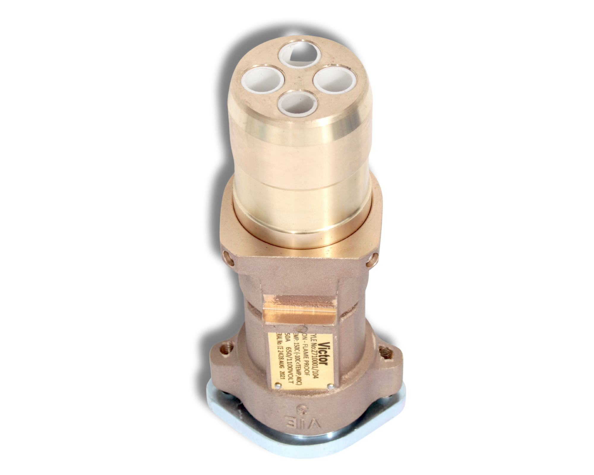 Victor Connector Victor Plugs And Sockets 250A PLUG G.S 61A CABLE 50MM2 NFP (BRASS) Z71 ...