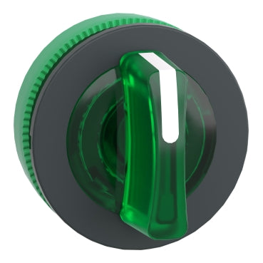 SCHNEIDER Head for illuminated selector switch. Harmony XB5. flush mounted green 3pos return right to center