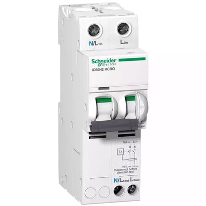 SCHNEIDER IC60 RCBO 2P 0.03A VD A C25A 220/240V