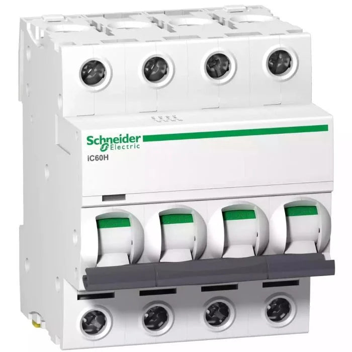 SCHNEIDER ACTI9 IC60H 4P 40A C MINIATURE CIRCUIT B