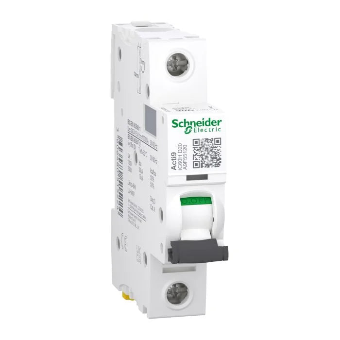 SCHNEIDER Acti9 iC60H 1P D 20A MCB