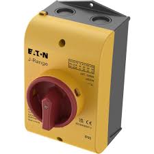 EATON  LIGHT DUTY ISOLATOR STATION20A 3P+N RED HANDLE