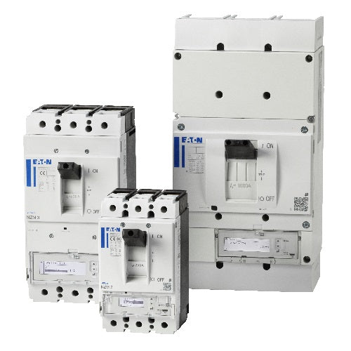 EATON  MCCB, NZM3,3P, MOTOR PROTECTION/ MAGNETIC ONLY NO THERMAL PROTECTION, 50kA @415VAC(Icu/Ics), 250A, SCREW/LUG