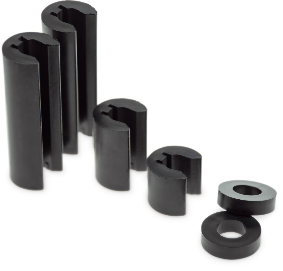 Black Tube Type Spacer 7mm High M8 Clearance Hole