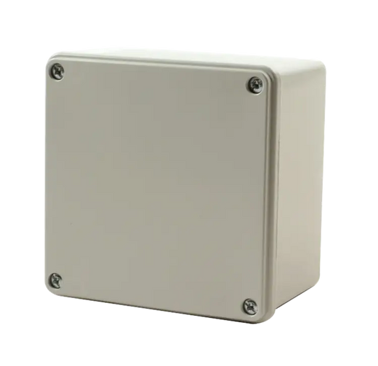 ALLBRO FEP-0014 - 100 X 100 X 70 STANDARD GREY LID NO DEVICE PLATES AVAILABLE FOR THE FABLEC RANGE