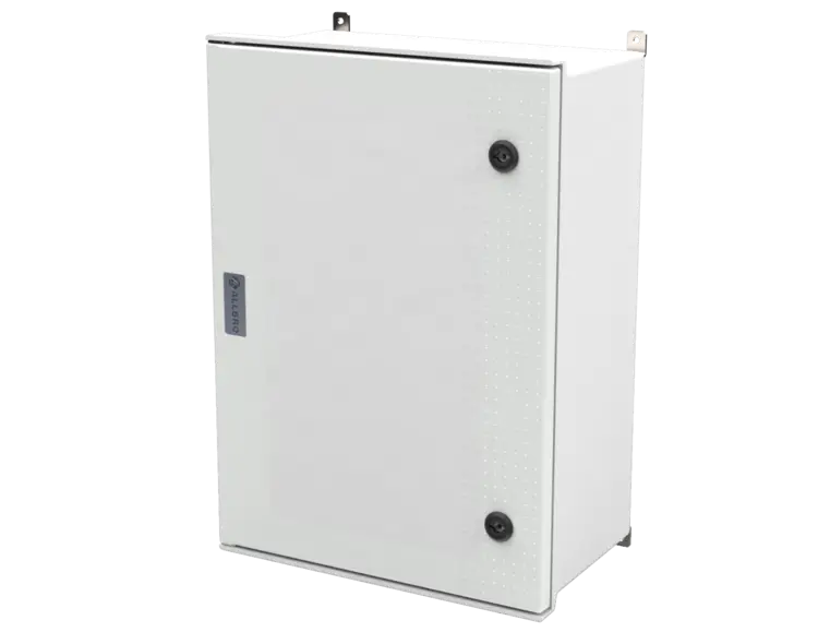 ALLBROX 5 (500X350X200) INC SMC DP ABOVE BOXES INCLUDE: SMC DEVICE PLATE, S/S HINGES, WALL BRACKETS, LOCKING MECHANISM & PANEL KEY