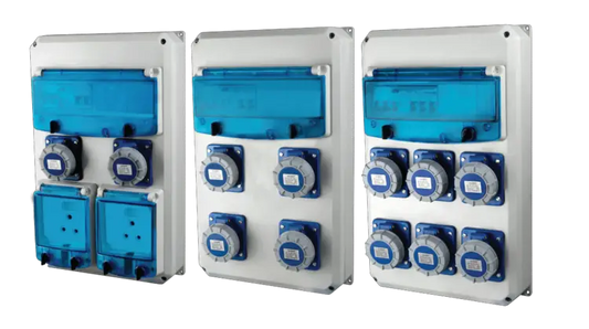 ALLBRO TEMP DB 6 X 16A PANEL SOCKETS