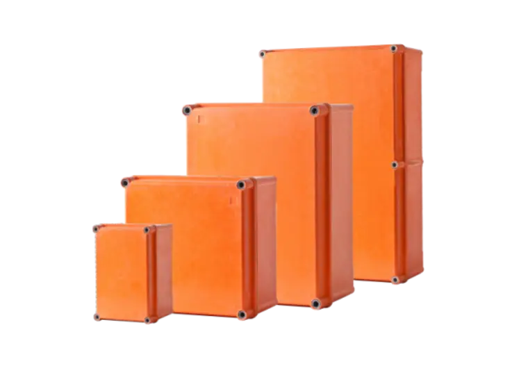 ALLBRO OK3-O Orange Box ABOVE BOXES INCLUDE DMC MOUNTING PLATE,BRACKETS & HINGES