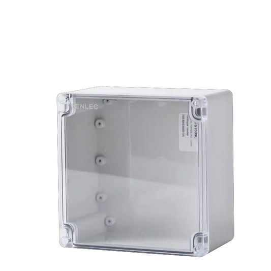 ALLBRO ENL201209C Grey Base + Clear Lid BOXES EXCLUDE DEVICE PLATE - SOLD SEPARATELY