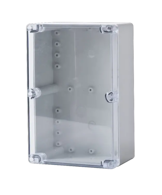 ALLBRO ENL241613C Grey Base + Clear Lid BOXES EXCLUDE DEVICE PLATE - SOLD SEPARATELY