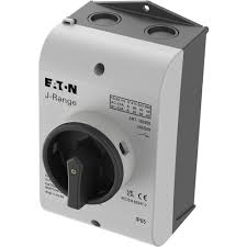 EATON  LIGHT DUTY ISOLATOR STATION40A 3P+N BLACK HANDLE