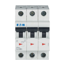 EATON CIRCUIT BREAKER 25kA CURVE D 3P - 63A