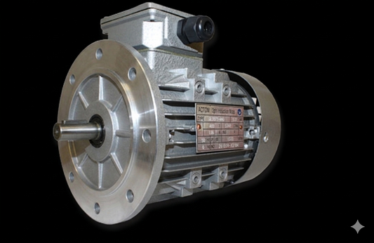 ACTOM 5.5KW  6-POLE 400V THREE PHASE FLANGE MOUNT SQUIRREL CAGE ALUMINIUM MOTOR