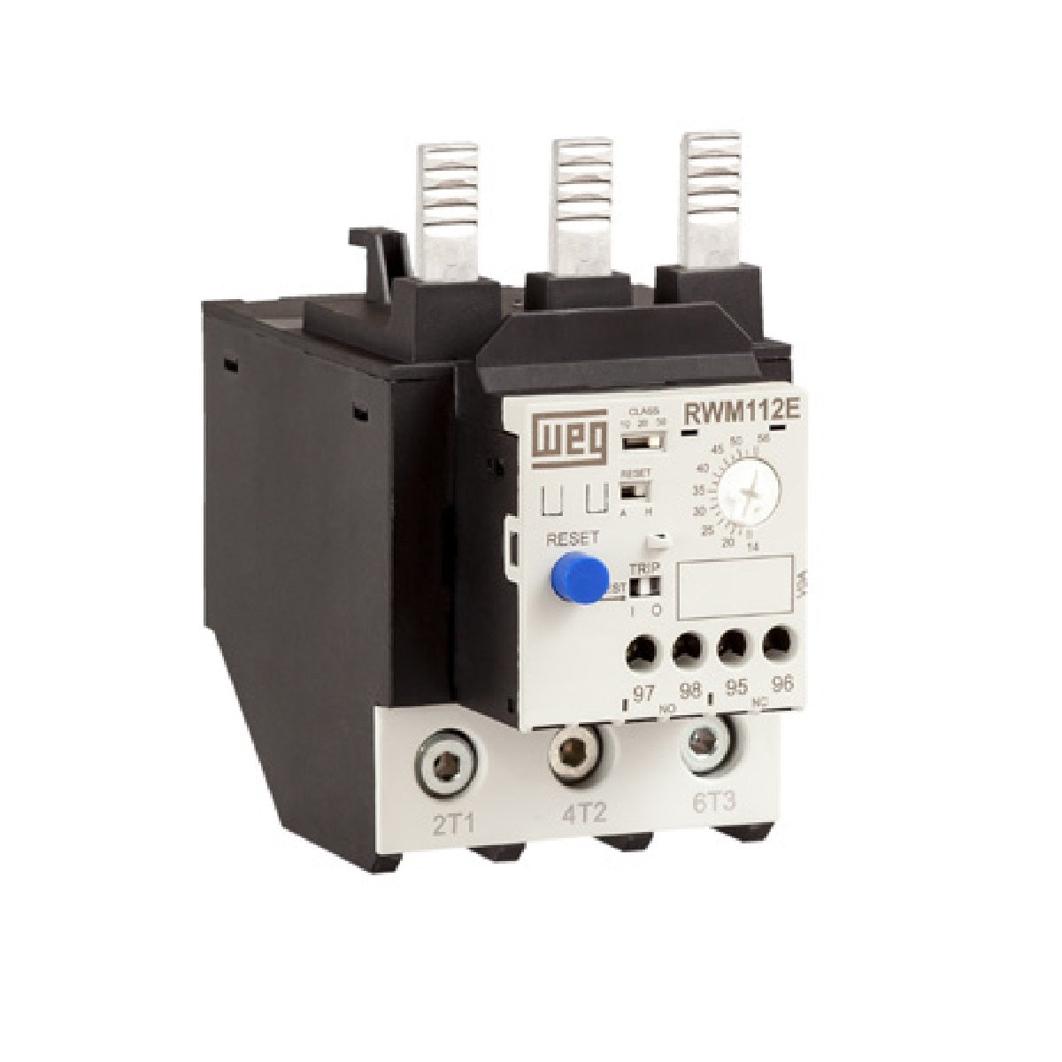 WEG SOLID STATE OVERLOAD RELAY RWM112E-3-A4U056 DIRECT MOUNT ON CWM50-105 (14â€¦56A) 11114728