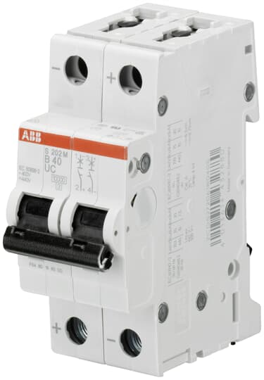 ABB S202M-B6UC Miniature Circuit Breaker - 2P - B - 6 A 2CDS272061R0065