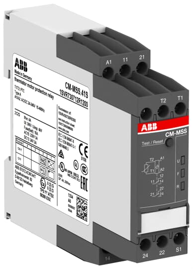 ABB CM-MSS.41S Therm. motor protec. relay 2c/o, 24-240VAC/DC 1SVR730712R1200