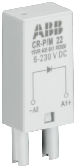 ABB CR-P/M 82 Pluggable module varistor, without LED, 230VAC 1SVR405656R2000