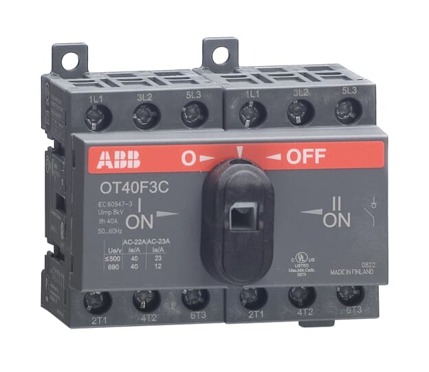ABB OT40F3C CHANGE-OVER SWITCH 1SCA104913R1001