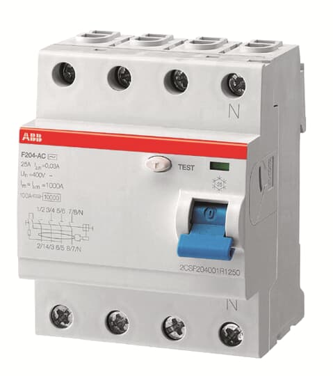 ABB F204 AC-63/0.03 IEC Residual Current Circuit Breaker 2CSF204005R1630