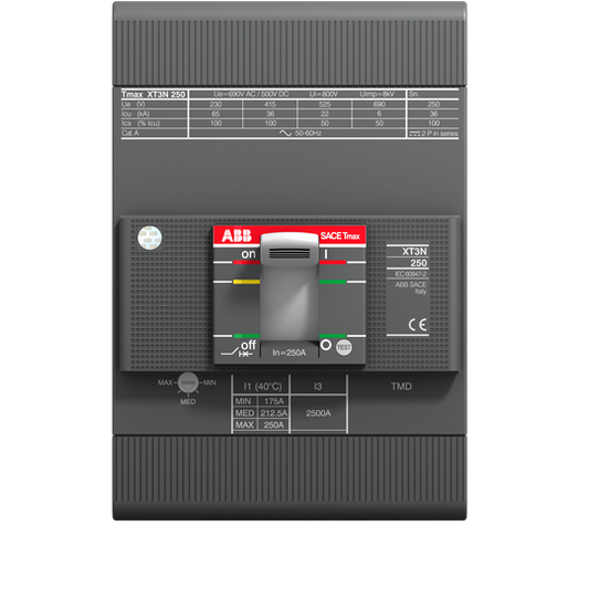 ABB Leistungsschalter XT3S 250 TMD 125-1250 3p F F 1SDA068218R1
