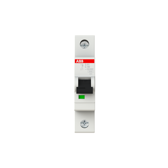 ABB S201-C50 Miniature Circuit Breaker - 1P - C - 50 A 2CDS251001R0504