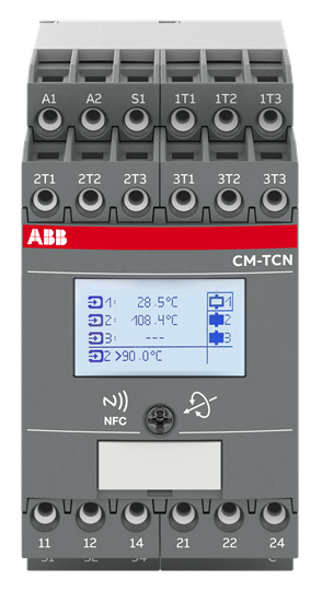 ABB CM-TCN.011P Temp. monitoring relays LCD+NFC, -200..+850¬¨‚àûC, 24-240VAC/DC 1SVR760740R0110