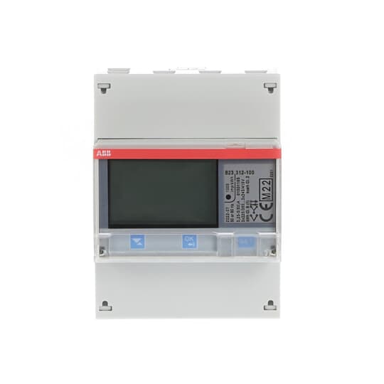 ABB B23 312-100, Energy meter'Silver', Modbus RS485, Three-phase, 5 A 2CMA100169R1000