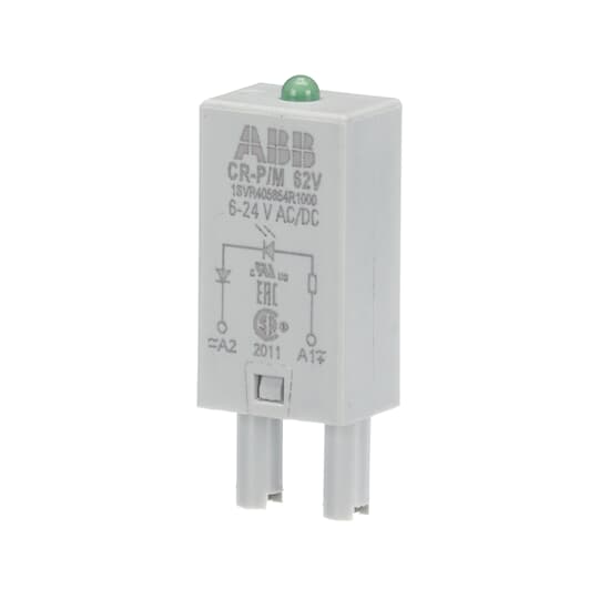 ABB CR-P/M 62V Pluggable module LED green, 6-24VAC/DC 1SVR405654R1000