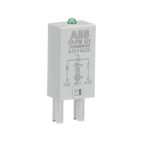 ABB CR-P/M 62V Pluggable module LED green, 6-24VAC/DC 1SVR405654R1000