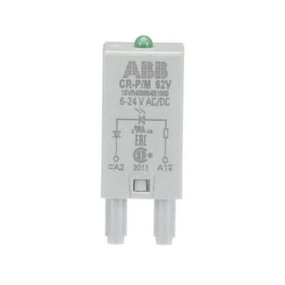 ABB CR-P/M 62V Pluggable module LED green, 6-24VAC/DC 1SVR405654R1000