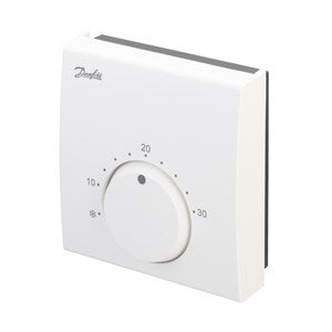 Danfoss Floor Heating Controls, FH Room Thermostats, Room Thermostat, 24.0 V, Featured, opt. floor sensor, On-wall