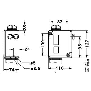 Danfoss Pressure Switch, RT31B