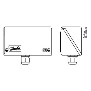 Danfoss Switches accessories, IP55 Enclosure For KP (Dual)