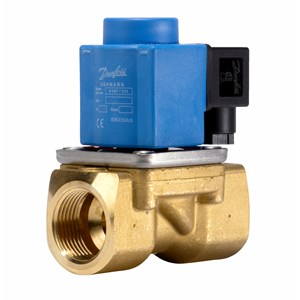 Danfoss Solenoid valve, EV251B, Function: NC, G, 1, NBR, Supply voltage [V] AC: 230