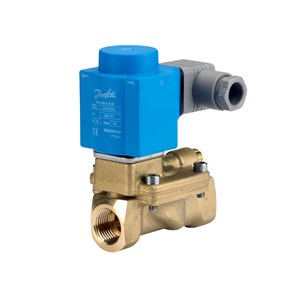 Danfoss Solenoid valve, EV224B, Function: NO, G, 1/2, NBR, Supply voltage [V] AC: 230