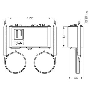 Danfoss Thermostat, KP98