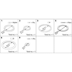 Danfoss Inspection kit, Sealing parts