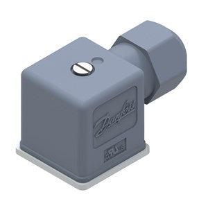 Danfoss Spare part, 018F Coil Type B; 018Z Coil Type B; 042N Coil Type B, Cable plug