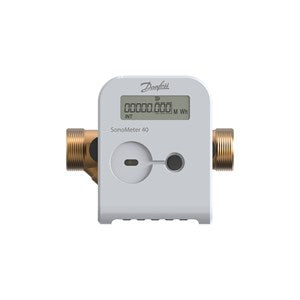 Danfoss Energy meters, SonoMeter 40, 20 mm, qp [m¬≥/h]: 2.5, Heating and cooling, battery 2 x AA-cell, M-Bus