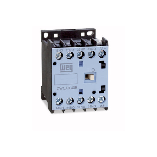 WEG MINICONTROL RELAY 4 POLE BU CAW04-40-00D13 10A Ith 4NO (110VAC) 13192218